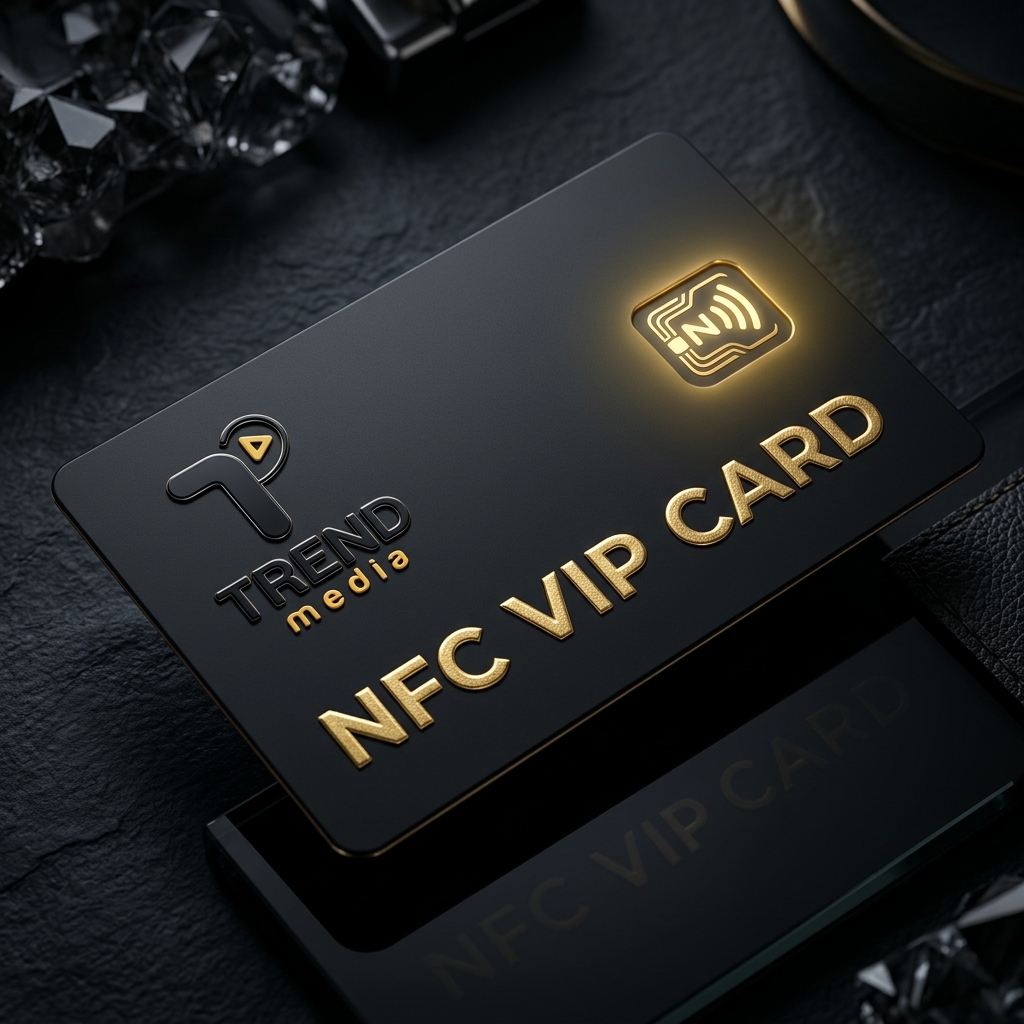 بطاقة ترند الذكية بتقنية NFC لمشاركة البيانات وليست للدفع